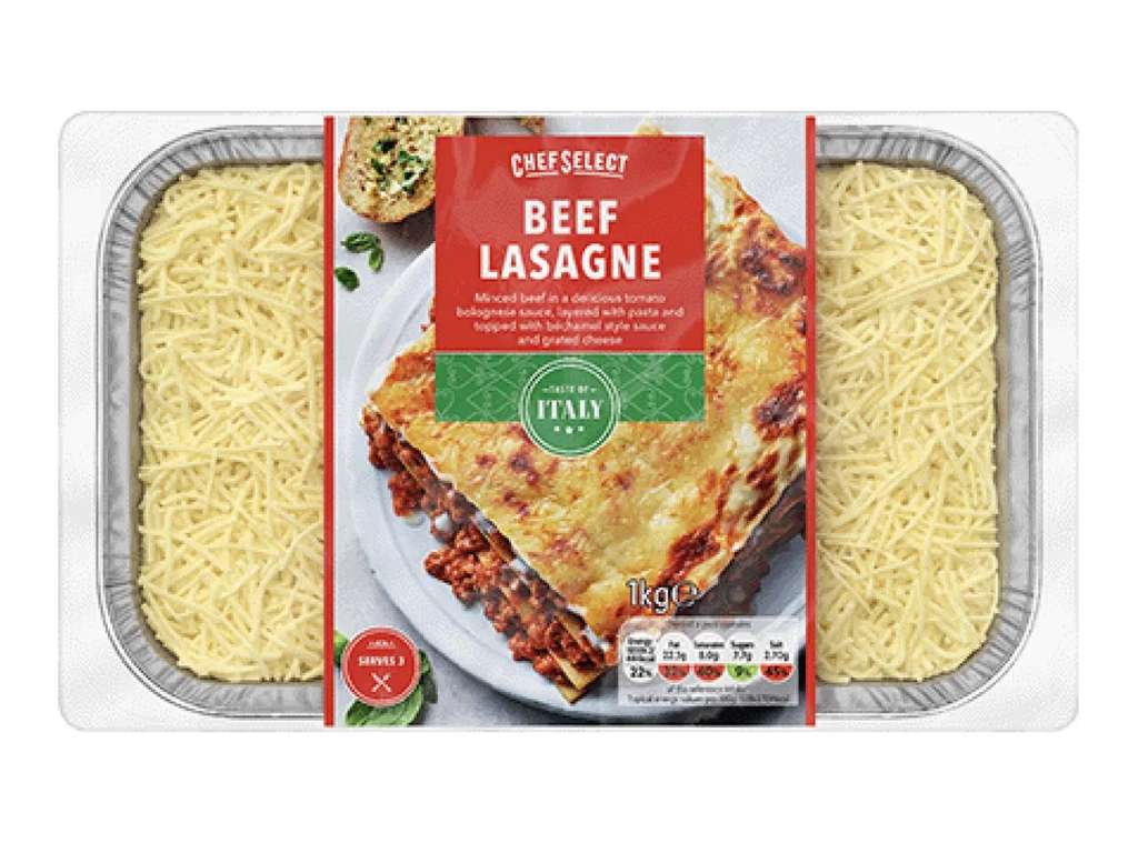 Chef Select Beef Lasagne 1kg Now 3 49 At Lidl Hotukdeals Chef Select Beef Lasagne 1kg Now 3 49 At Lidl Hotukdeals