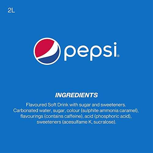 Pepsi Cola Original Soft Drink 2 litre Bottle