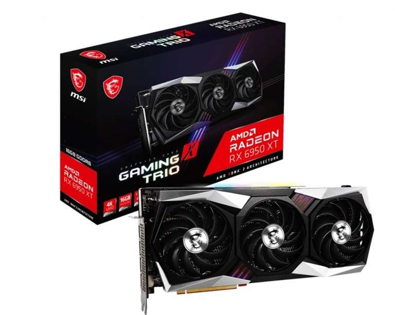 MSI Radeon RX 6950 XT GAMING X TRIO 16GB Graphics Card £879.99 +£3.49 delivery @ Ebuyer