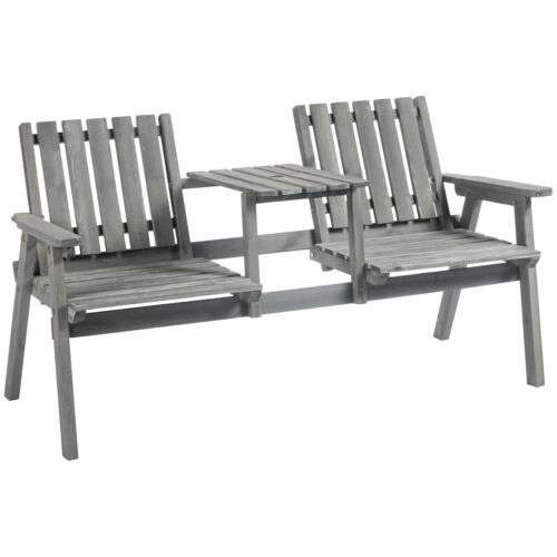 Outsunny 2-Seater Wooden Garden Bench £89.24 With Code @ Outsunny / eBay (UK Mainland)