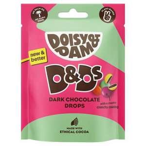 Doisy & Dam Dark Chocolate Drops 80g - Cromwell Road London