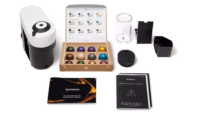 Nespresso Vertuo Pop + 50 Free Capsules & £45 Towards A Coffee Subscription £60 + Free Click & Collect @ Argos