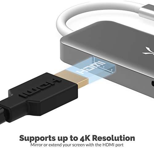 Sabrent USB Type-C Hub with HDMI and 2 USB 3.0 ports - 4K@30Hz and 60W Power Delivery support £10 @ Amazon / Store4Memory
