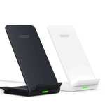 Choetech Qi Wireless Charger Stand 10W Stand Black White (Twin Pack, £5 Each)