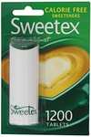 Sweetex Calorie Free Sweetener, 1200 Tablets - £1.90 @ Amazon
