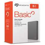 Seagate 5TB Basic External Hard Drive - Silver £94.98 delivered @ MyMemory
