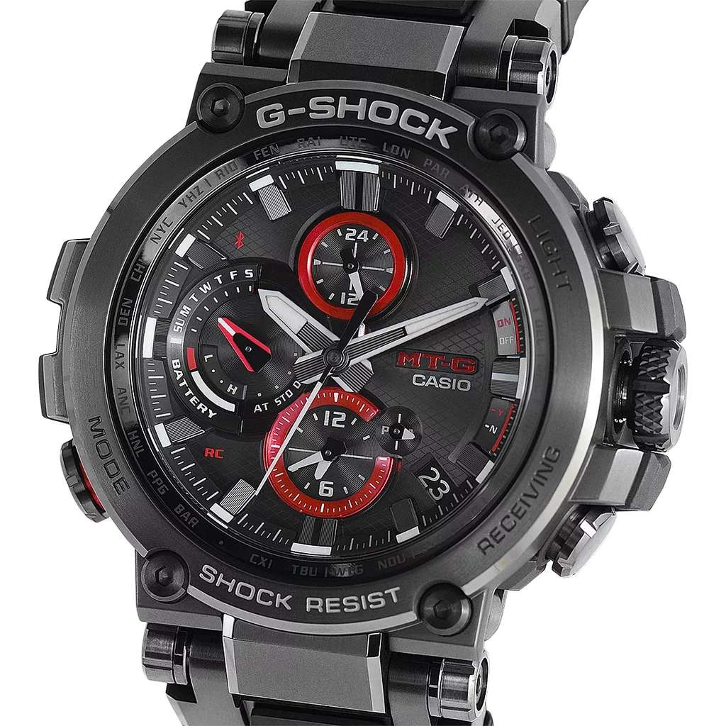 G-Shock Mtg Premium Black Rubber Strap 