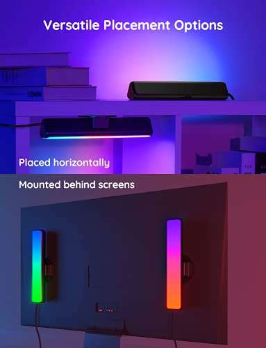 Govee LED Light Bars, Smart WiFi RGBIC TV Backlight Work with Alexa & Google Assistant £41.99 with voucher @ Amazon /Govee UK