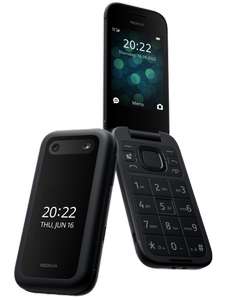 Nokia 2660 Flip Black Mobile Phone - £39.99 + £10 Top-Up