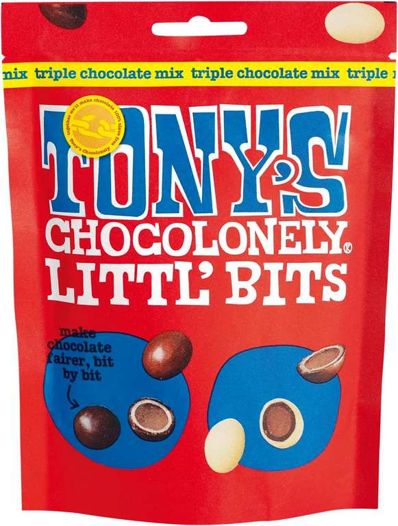 Tony's Chocolonely - Littl’ Bits Triple Chocolate Mix Balls in Sharing Pouch - 100g
