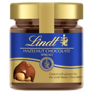 Lindt Hazelnut Chocolate Spread 200g £1.35 at Lindt Shop (Min order £20 - delivery £4.95) Short dated stock