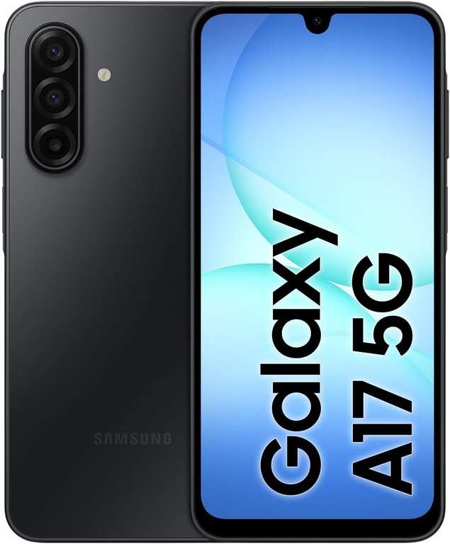Samsung Galaxy A17 5G 128GB Smartphone + 300GB Three Data, Unltd Mins / Texts £10pm Zero Upfront (24m)