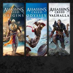 Assassin's Creed Mythology Pack: Origins + Odyssey + Valhalla [Xbox] No VPN required - £28.49 / CDKeys Card @ Microsoft Store Brazil