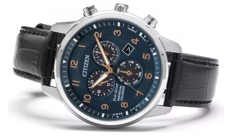 Citizen Eco-drive Perpetual Calender BL5421-10L Men's Watch ( 100m water resist / Chronograph ) - collection only ( very limited stock )