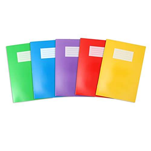 Oxford Exercise Books, A4 Notebooks, Pack of 5, 80 Pages