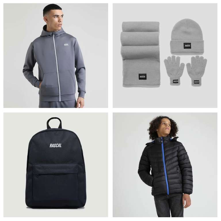 Every Item Reduced to £10 (Boys / Men’s / Accessories) - Delivery £3.95 / Free Over £70 @ Rascal Clothing