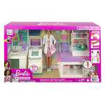 Barbie Clinic Playset, Brunette Barbie Doctor Doll, 30+ Play Pieces, 4 Play Areas - £15.47 @ Amazon