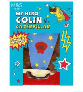 Colin the Caterpillar - My Hero cake (350g) £2.50 Found In-store @ M&S One New Exchange (London)