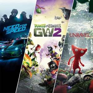 [Xbox X|S/One] EA Family Bundle (Need for Speed / Plants vs. Zombies Garden Warfare 2 / Unravel) - PEGI 12 - £3.49 @ Xbox Store