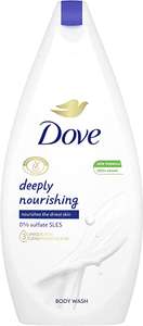 Dove Body Wash Deeply Nourish / Softening Silk / Hydrating Care / Anti-stress / Pro Age 450ml: £1.75 + Free Click & Collect @ Wilko