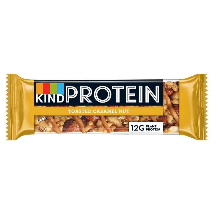 Kind Protein caramel and peanut bar 50g - Winnersh
