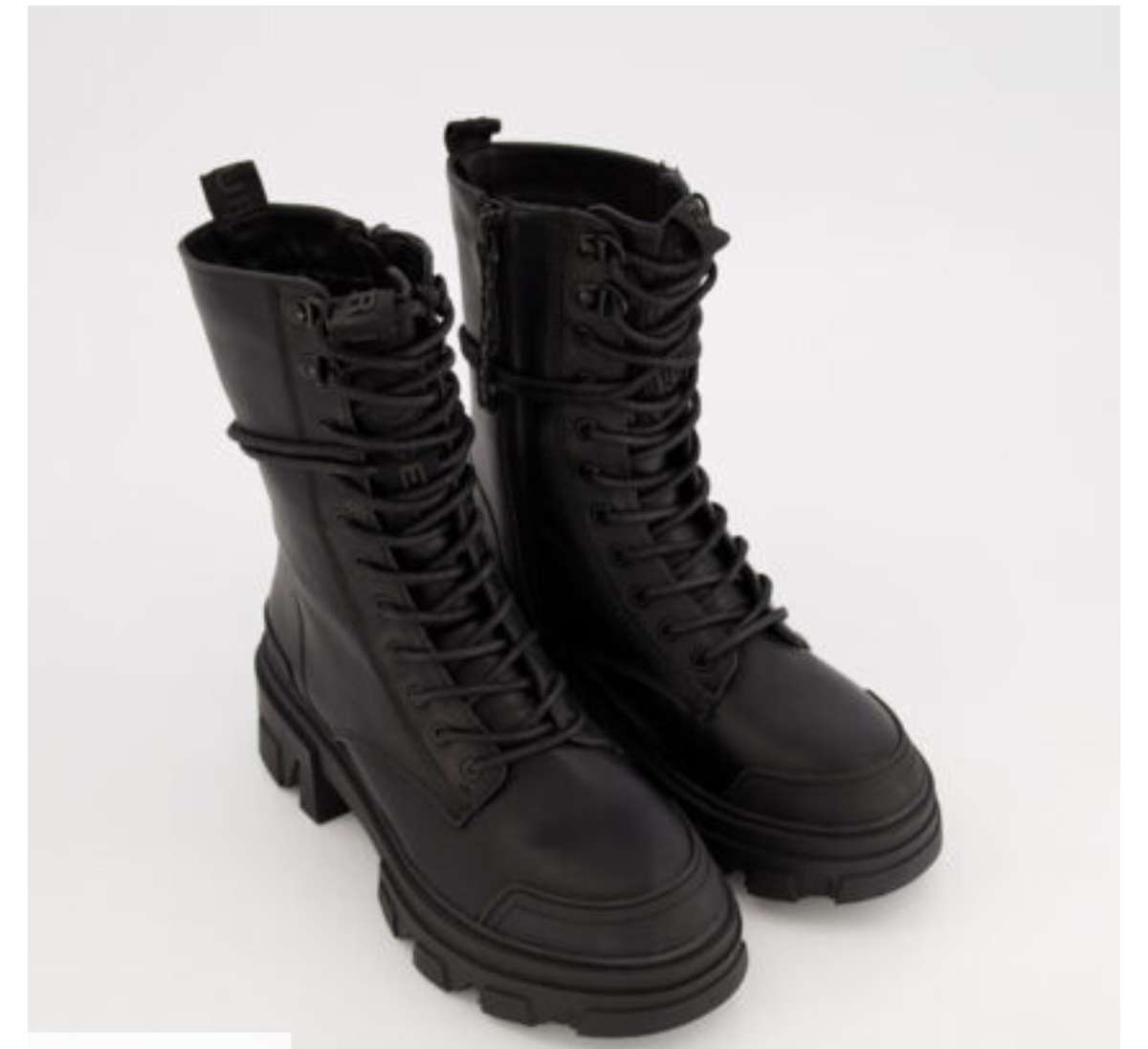 KURT GEIGER Black Chunky Branded Laced 