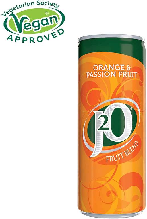 J2O Fruit Blend Juice Drink Orange and Passionfruit/Apple & Raspberry 12 pack £6 @ Amazon