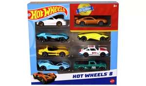 Hot Wheels Car Assortment - Pack of 8 - Two Packs for £20 - Free Click & Collect