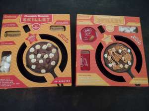 Mini Skillet Brownie Mix - Biscoff, Toblerone and other flavours. Cast Iron Pan. Chester, in-store only