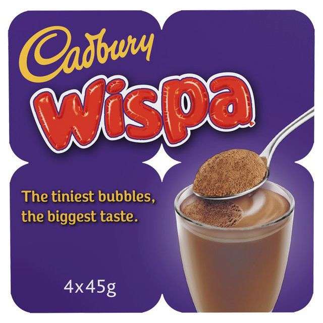Cadbury Wispa Chocolate Dessert 4x45g £1.25 @ Asda