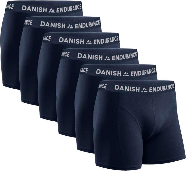 6 Pack Mens Boxers - Various Colours - With Voucher - DanishEnduranceUK ...