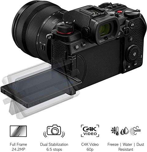 Panasonic LUMIX DC-S5GR-KIT S5 Full Frame Mirrorless Camera body, 4K 60P Video Recording and Vlogging Grip - £1,027.80 @ Amazon