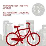 MASTER LOCK Heavy Duty Bike D Lock 8195 Sold Secure Gold