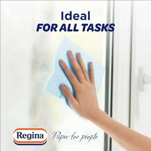 Regina Blitz Household Towel, x8 Rolls - 560 Super-Sized Sheets, Triple Layered Strength