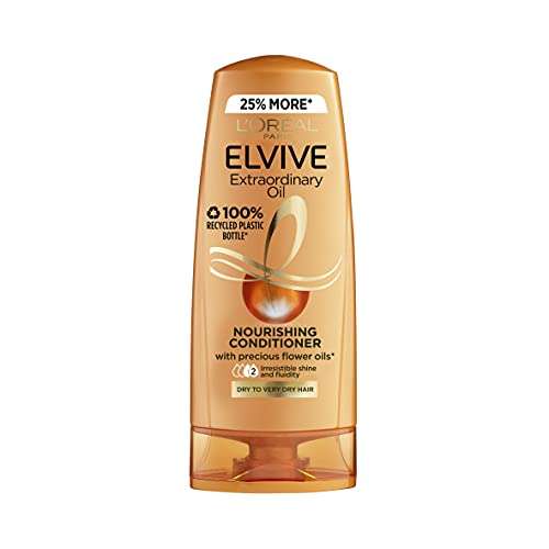 L'Oréal Extraordinary Nourishing Conditioner, 500ml £2.50 / £2.38 Subscribe & Save Each (Minimum Order of 2) £5 @ Amazon