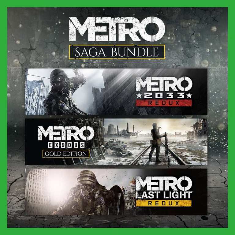 Metro Saga Bundle / Exodus Gold £5.24 / Redux £3.59 – Xbox X|S / Xbox One