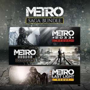 (Xbox) Metro Saga Bundle: 2033 Redux + Last Light Redux + Exodus Gold [ARG Key] - £1.57 with no fees & voucher @ Gamivo / Extra Points