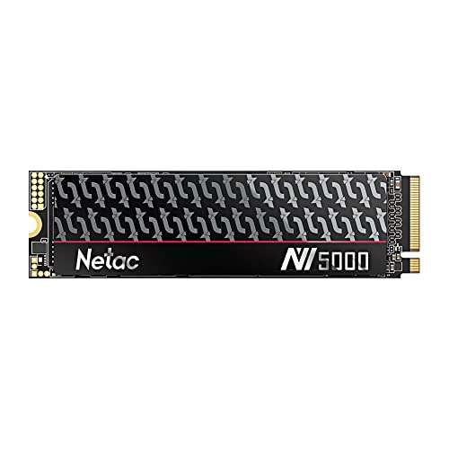 2TB - Netac NV5000 NVMe 1.4 Internal SSD M.2 PCIe 4.0 High Speeds up to 5000/4600MB/s. £ 85.39 W/Voucher Sold by Netac @ Amazon