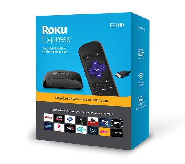 ROKU Express HD Streaming Media Player - Free C&C