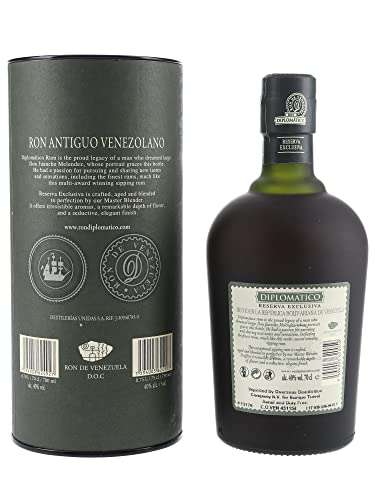Diplomático Reserva Exclusiva Rum, 70cl, 40 percent (£33.73 / £30.18 With Max S&S)