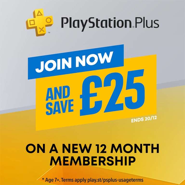 PlayStation Plus: 12 Month Membership (New Users) - Essential £22.85 / Extra £51.84 with ShopTo PSN Credit @ Playstation Store
