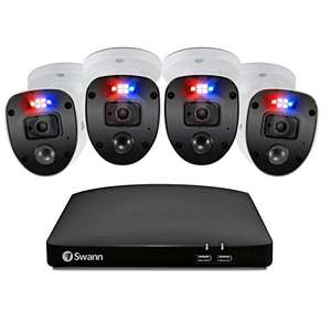 Swann Home DVR Security Camera System 1TB HDD 4 Camera 8 Channel 1080p Full HD Video Wired CCTV via Amazon Business