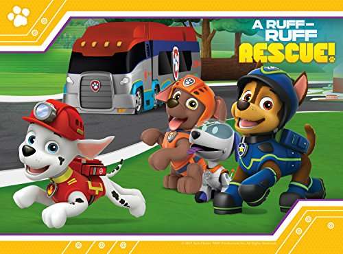 Ravensburger Paw Patrol 4 in Box (12, 16, 20, 24 Pieces) Jigsaw Puzzles for Kids Age 3 Years Up