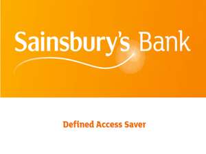 Sainsbury's Bank Defined Access Saver account - 1.55% AER/Gross on balance from £1,000 to £500,000 @ Sainsbury's Bank