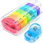 AUVON Pill Box Organiser with Free Smartphone Reminder App £5.94 @ Dispatches from Amazon Sold by AUVON