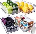 Fullstar Fridge Organisers Bins [Set of 4] Fridge Storage Containers - £12.99 - Sold by Yellapro Limited / Fulfilled by Amazon