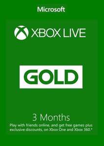 [Xbox] 3 Month Xbox Live Gold Membership (EU/UK) - £6.69 @ CDKeys