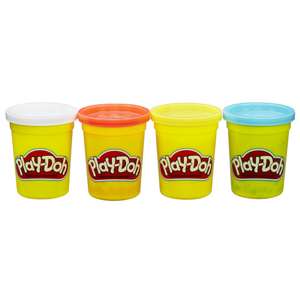 Play-Doh 4 Pack of 4 oz Cans, Classic Colours (MOQ x 2)