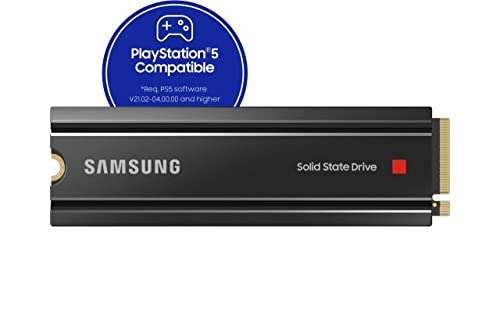 Samsung 980 PRO SSD with Heatsink 2TB PCIe Gen 4 NVMe M.2 Internal Solid State Hard Drive £150.98 @ Amazon