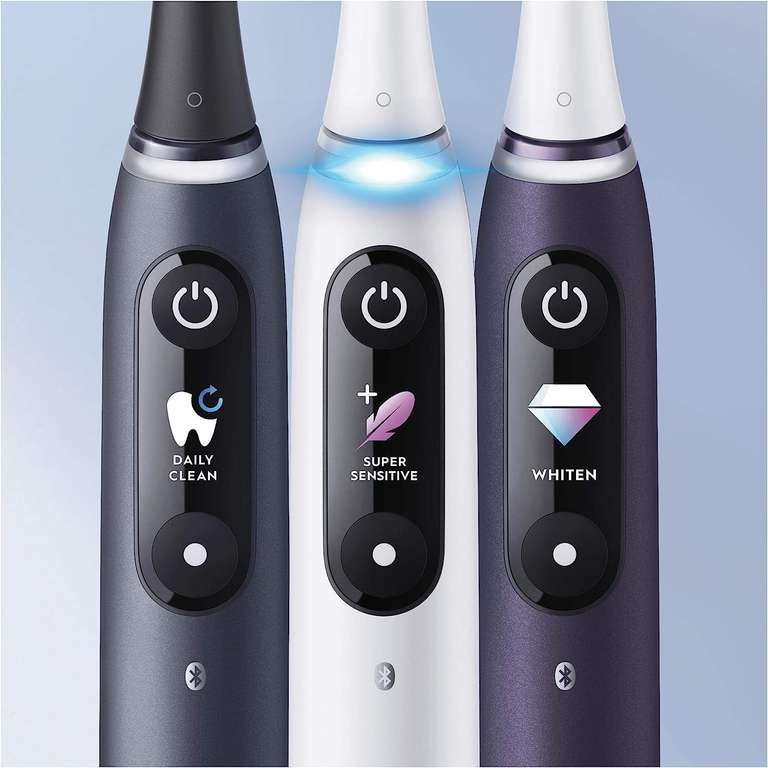 Oral-B iO8 Electric Toothbrush with Revolutionary Magnetic Technology, App Connected Handle, 1 Toothbrush Head & Travel Case, 6 Modes
